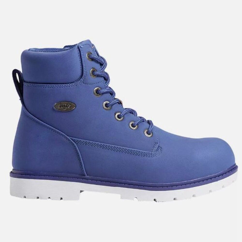 Lugz - Men's Brace Hi Blue/White Casual Boot - Size 9 D (M)